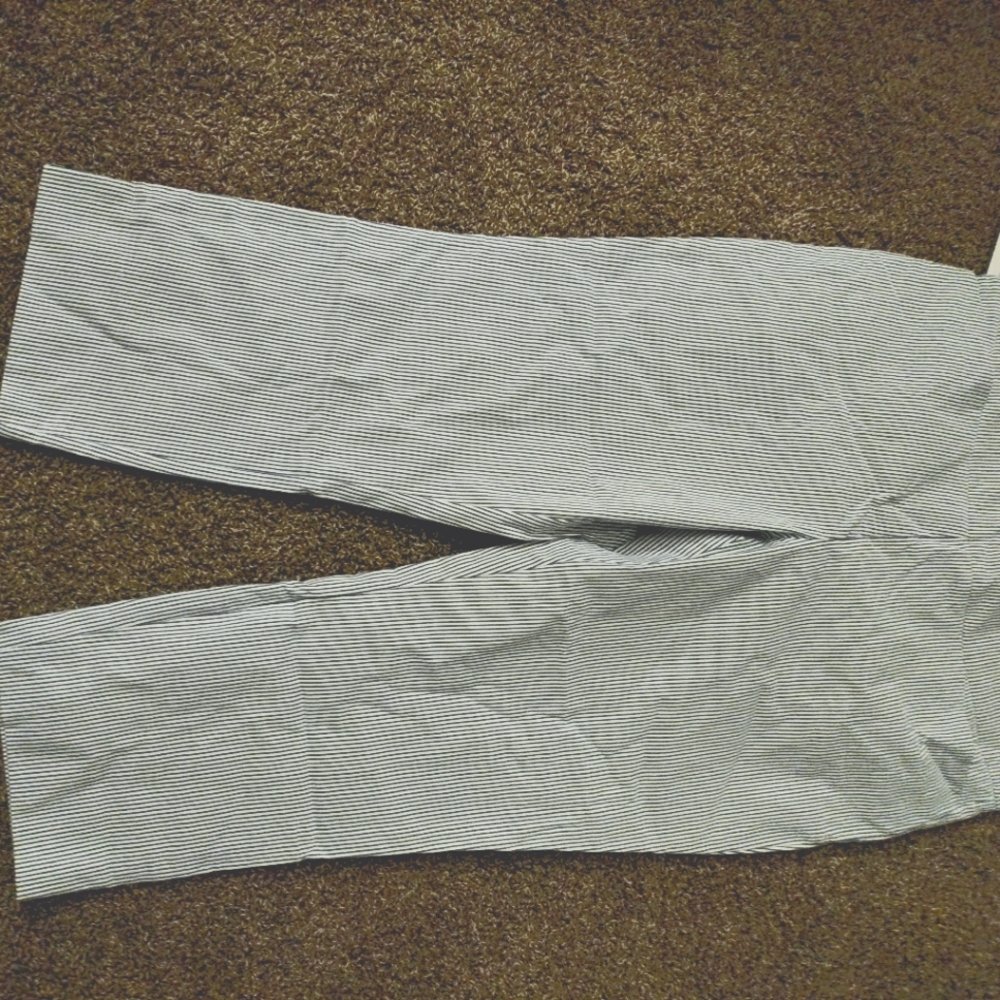 Xxl pinstripe cropped pants